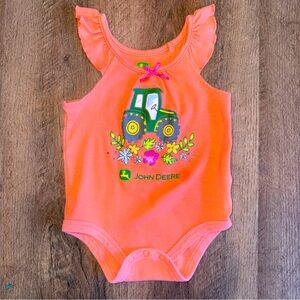 Baby Girl John Deere onesie